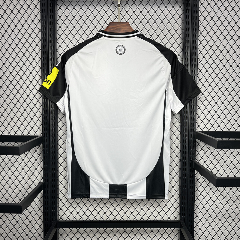 24-25 Newcastle home soccer jersey