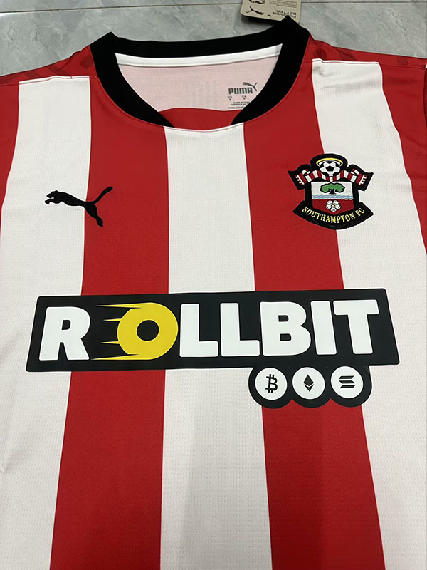 24-25 Southampton home soccer jersey