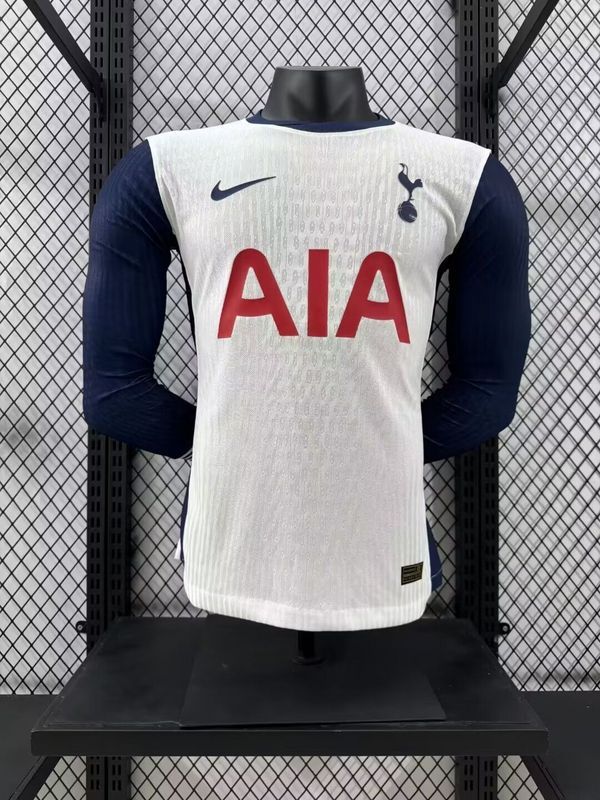 24-25 Tottenham home long sleeve player verson jersey