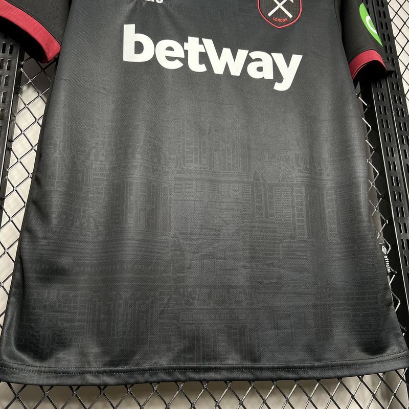 24-25 West Ham away soccer jersey