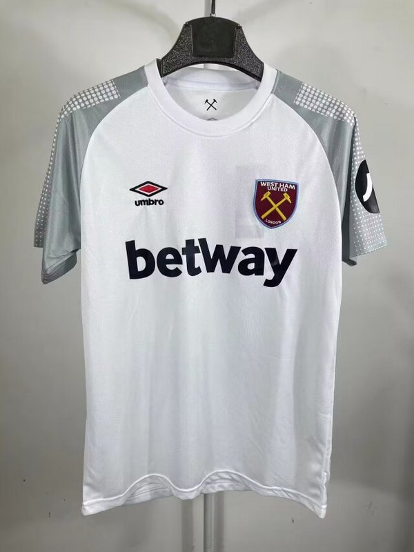 24-25 West ham white soccer jersey