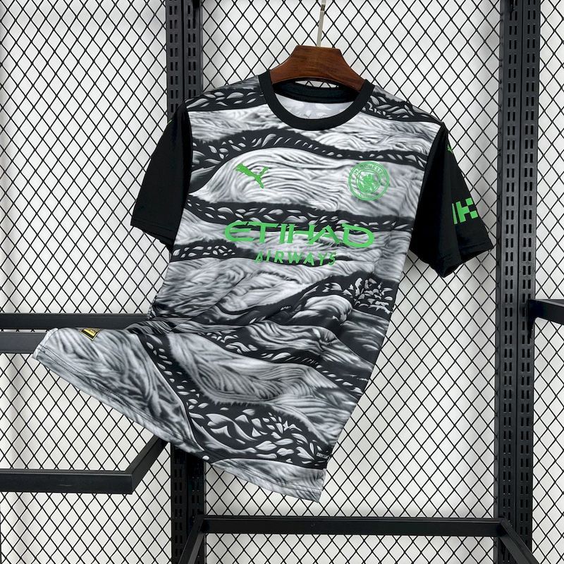 25-26 Man City Black and gray concept version Jersey