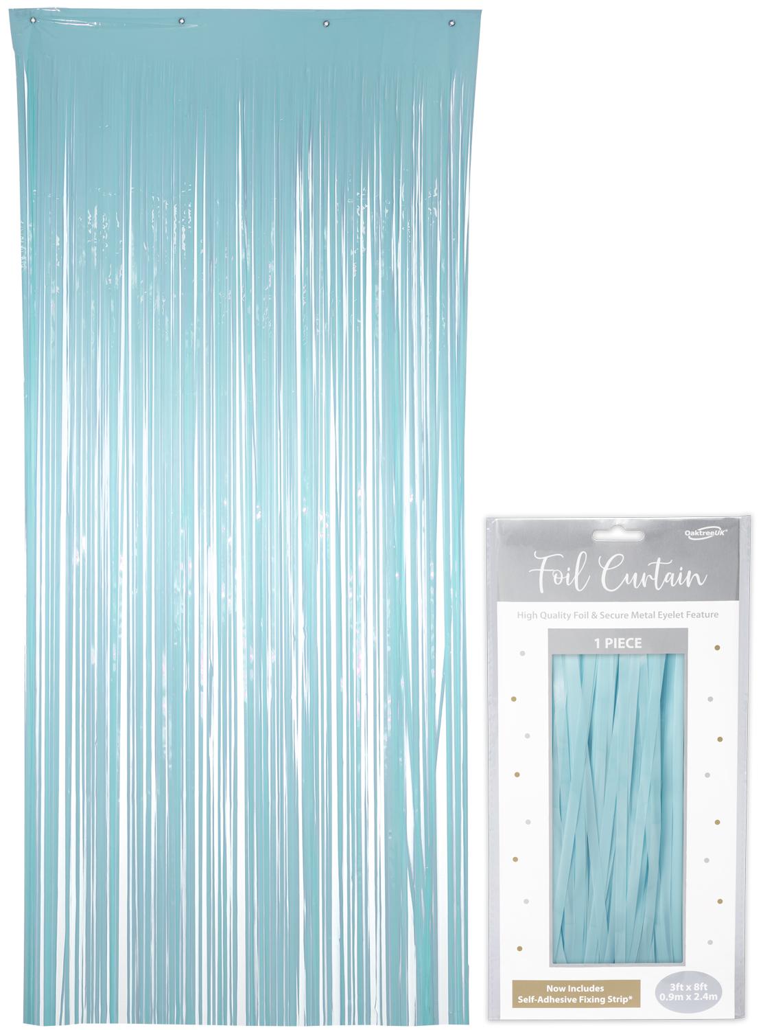 Foil Fringe Backdrop/Door Curtain in Various Colours. Size: 0.90m x 2.40m 