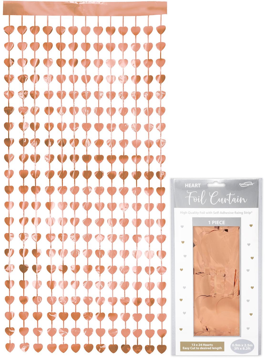 Heart Foil Door Curtain/Backdrop