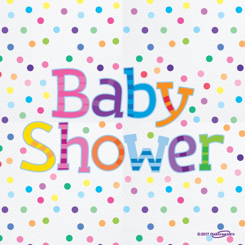 Baby Shower Party 3-ply Napkins 33cm x 33cm 16pcs