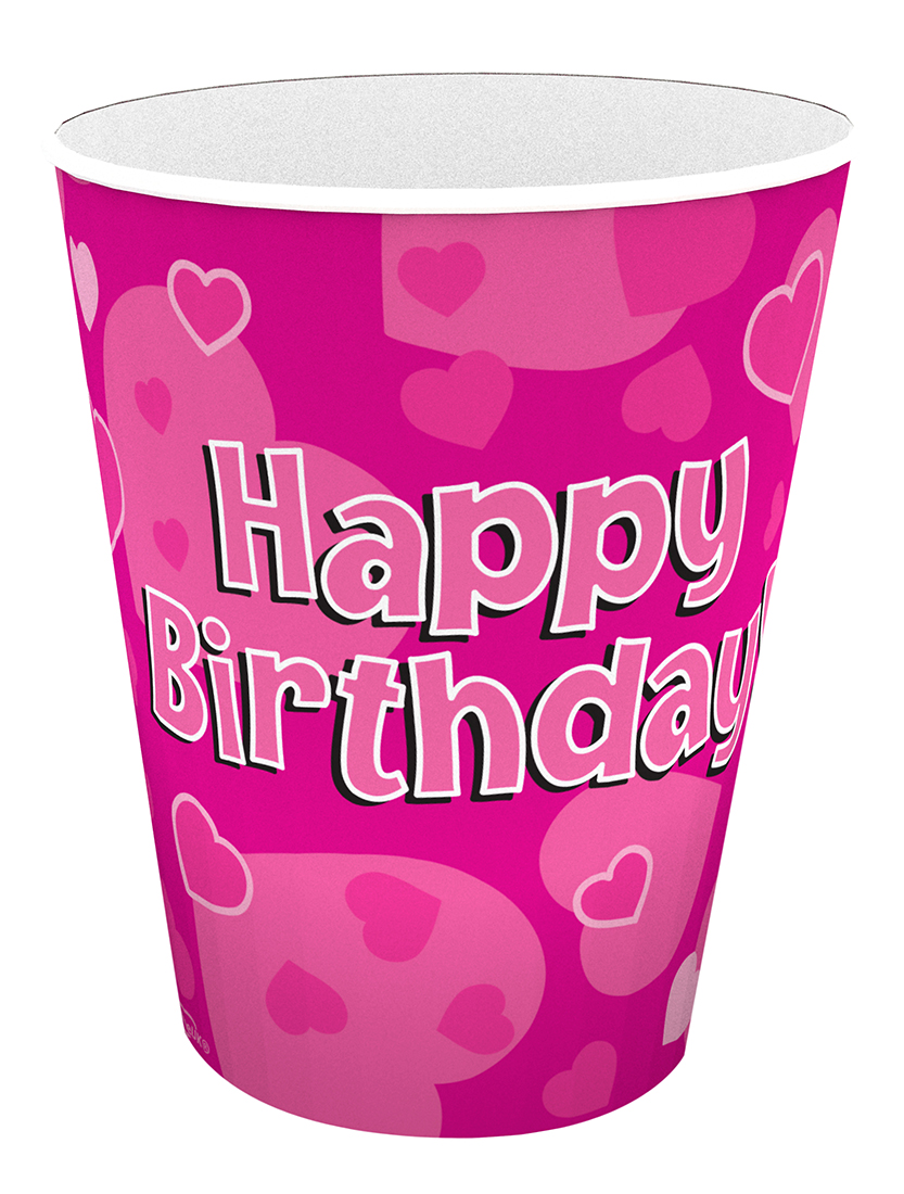 Birthday Party Cups 9oz/266ml 8pcs 
