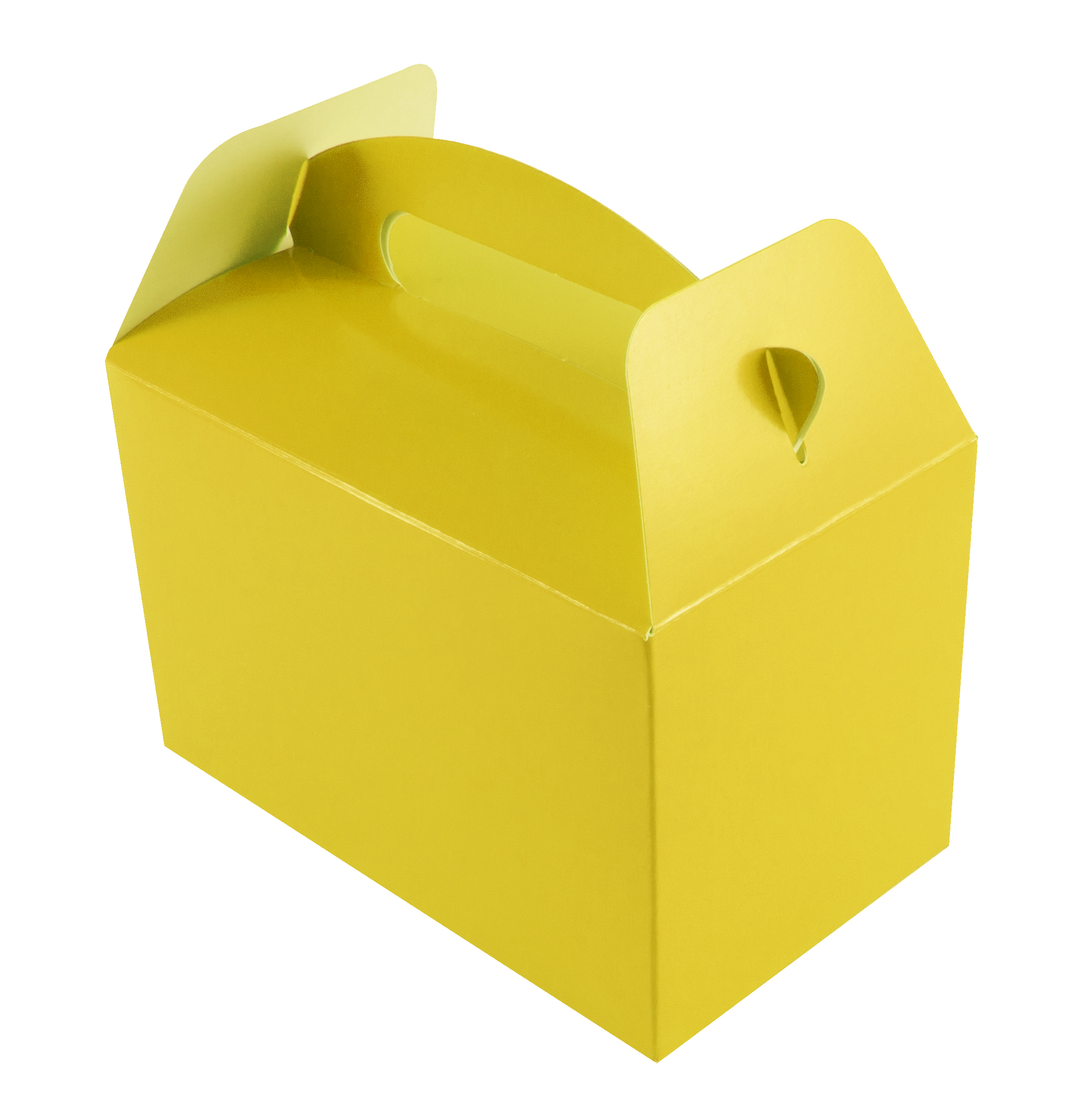 Yellow Party Gift Box 100mm x 154mm x 92mm 6pcs 