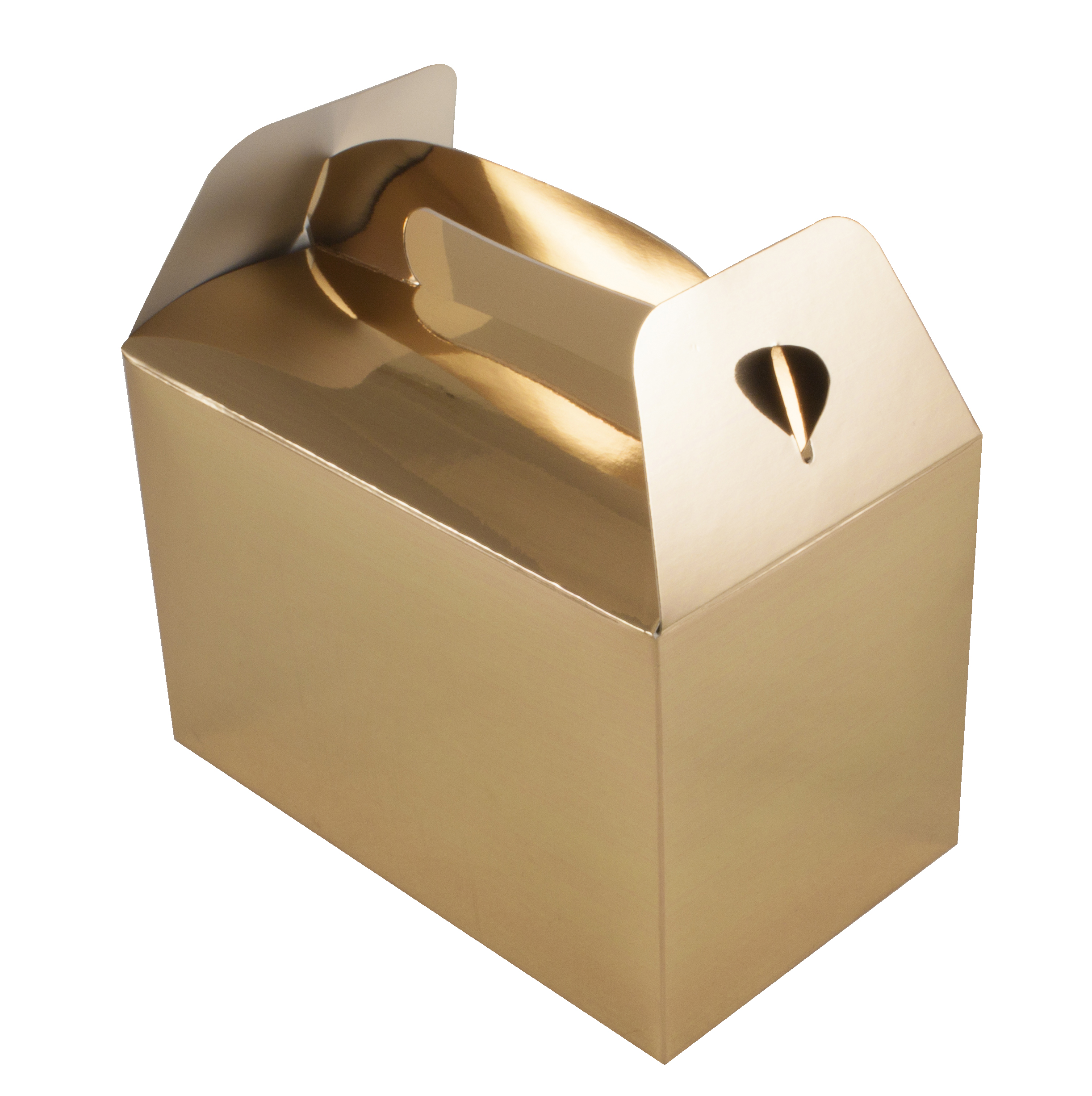 Metallic Gold Party Gift Box 100mm x 154mm x 92mm 6pcs 