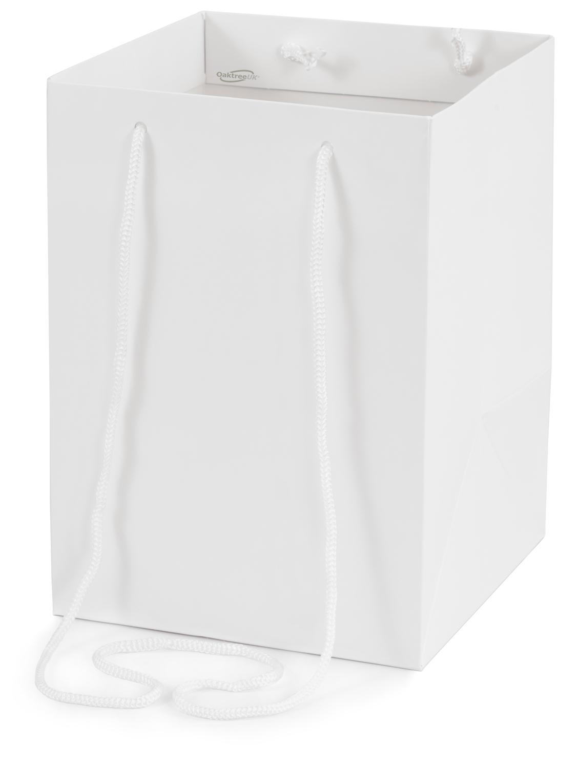 White Hand Tie Gift Bag 18cm x 18cm x 25cm