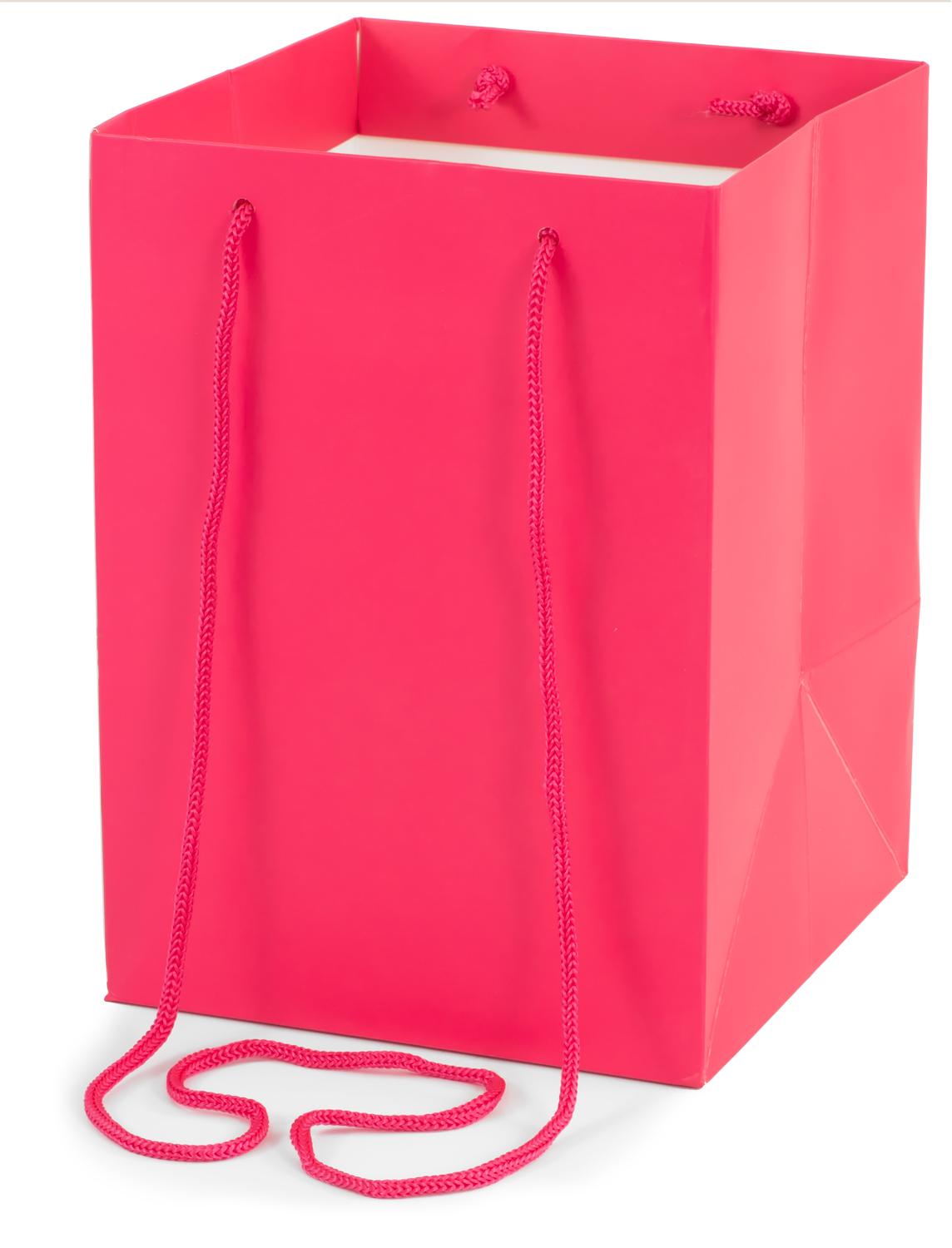 Fuchsia Hand Tie Gift Bag 18cm x 18cm x 25cm Pack 10pcs