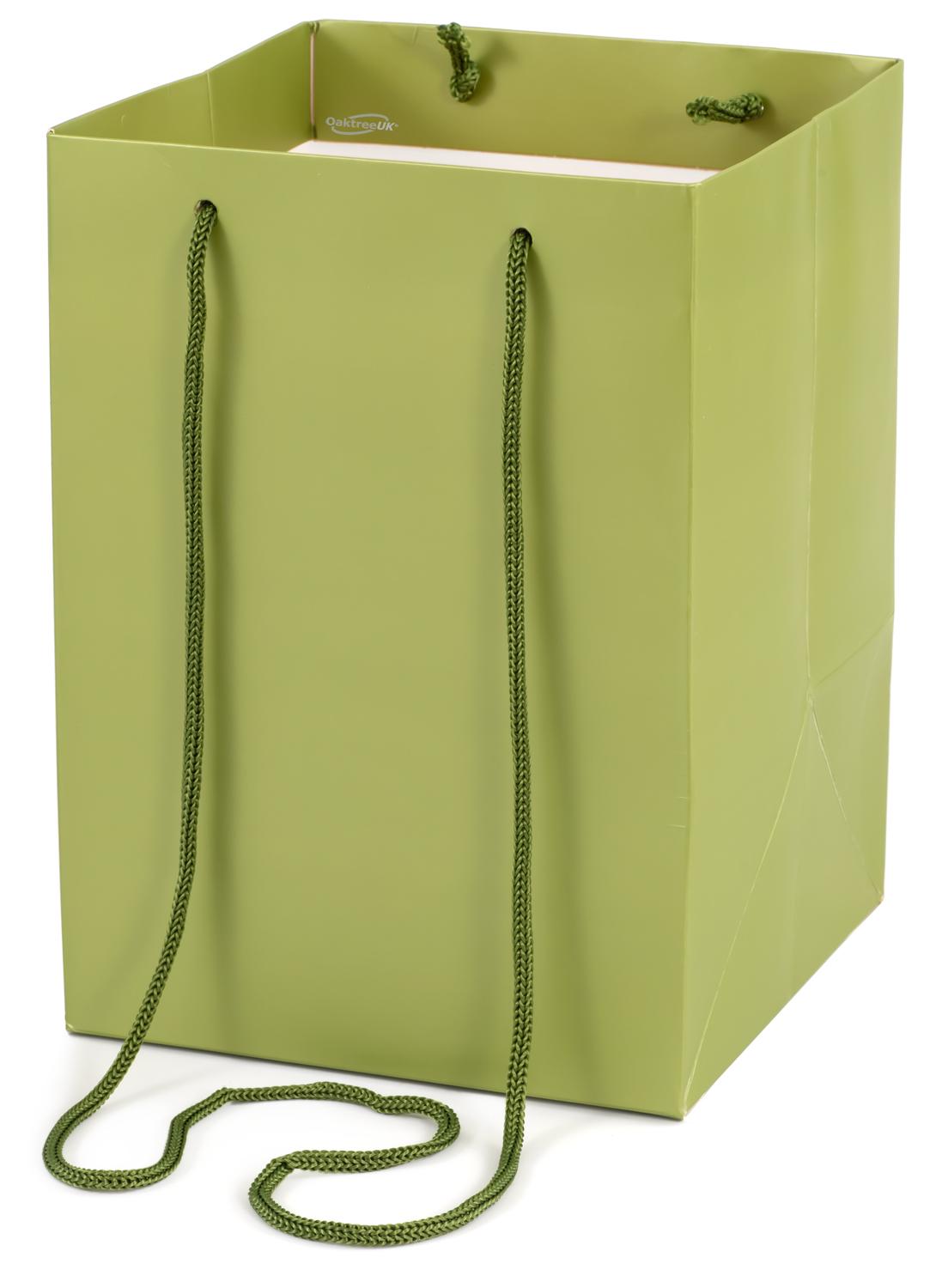 Sage Green Hand Tie Gift Bag 18cm x 18cm x 25cm 10pcs