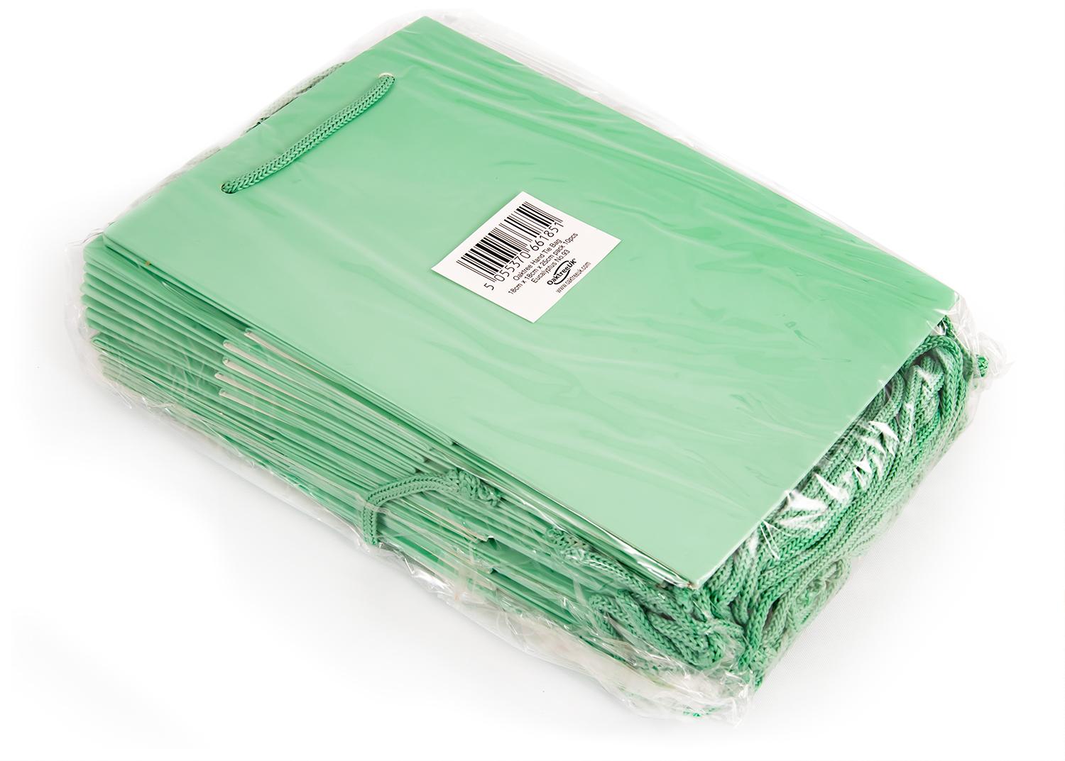 Eucalyptus Hand Tie Gift Bags 18cm x 18cm x 25cm 10 Pack