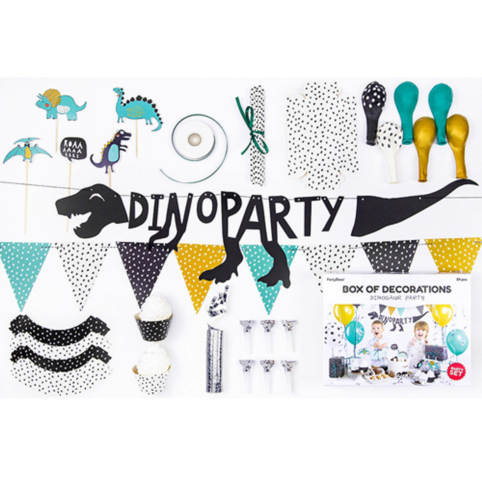 Dinosaur Party Decorations Set (1)