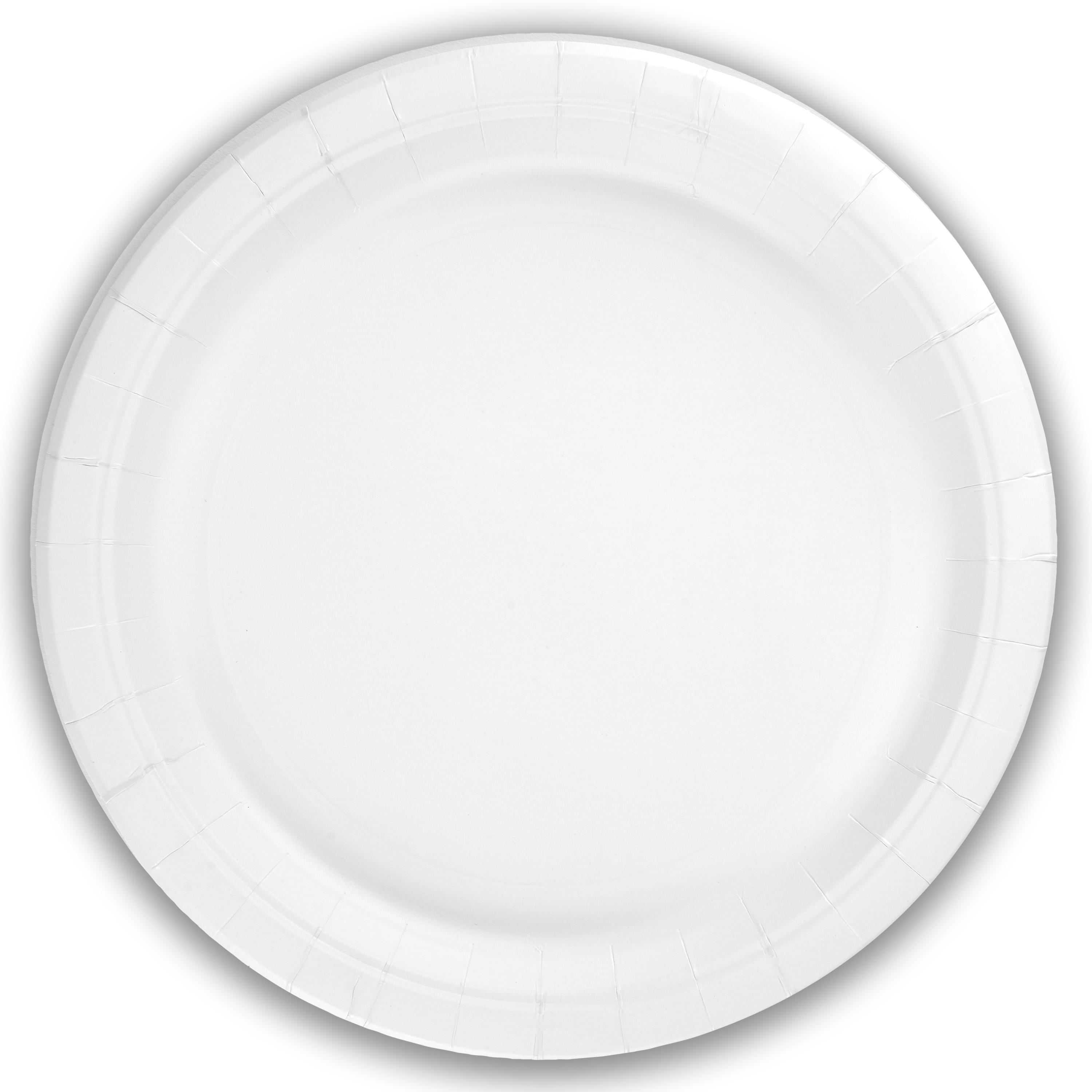 Disposable Plain Colour Paper Plates (8 pack)