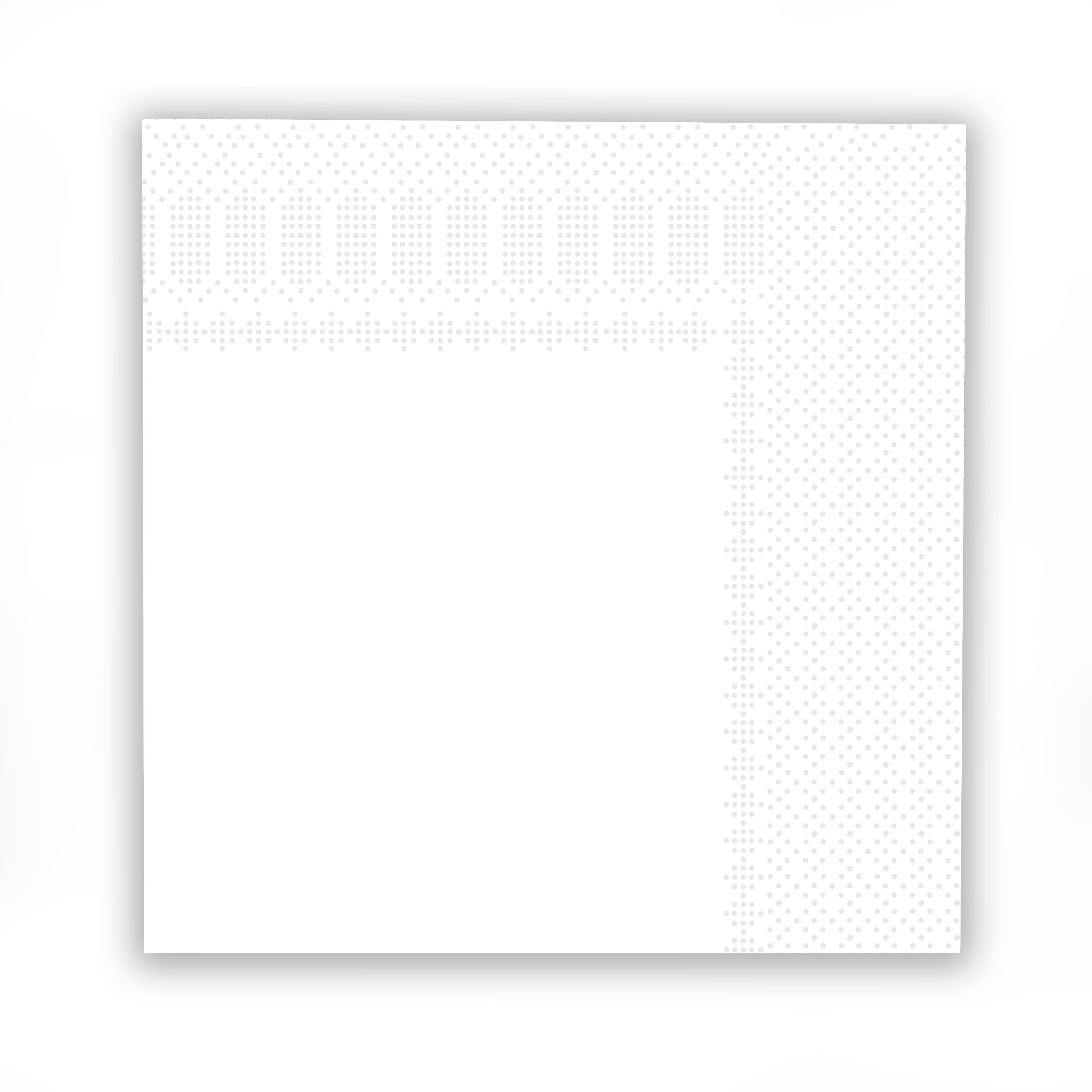 Disposable 2-ply paper napkins. 33cm 16 pack