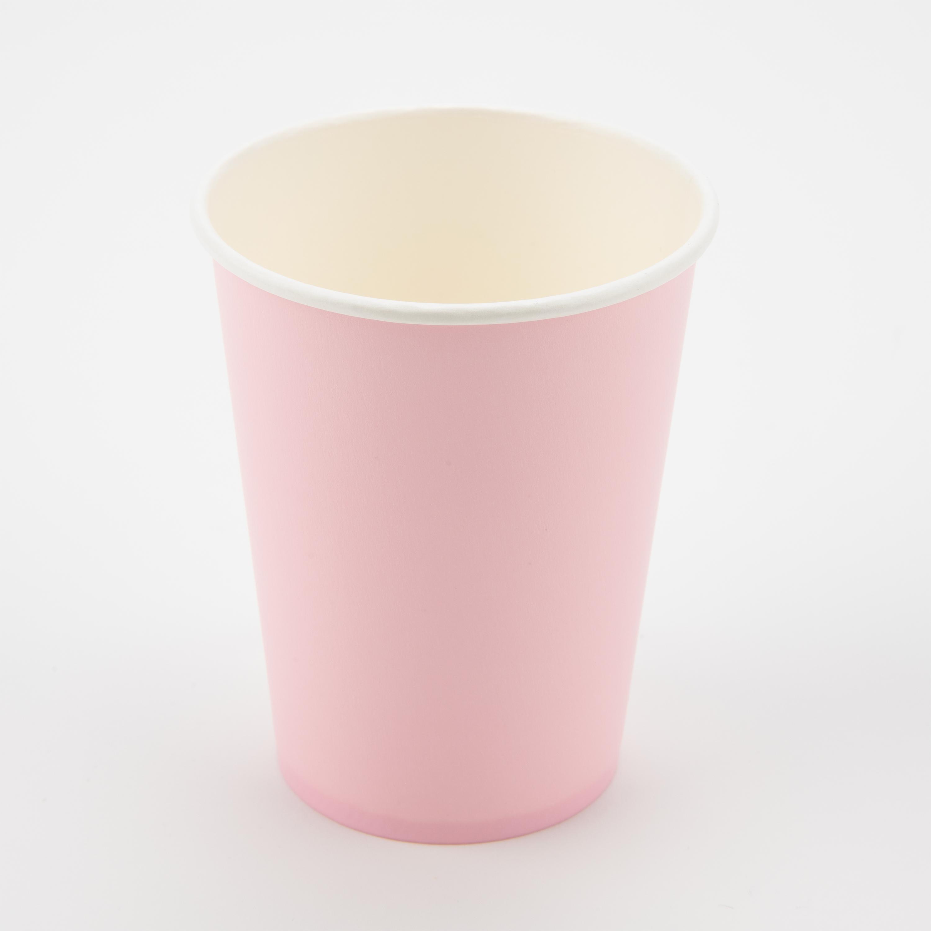 9oz Plastic-Free Disposable Paper Cups  8-pack 