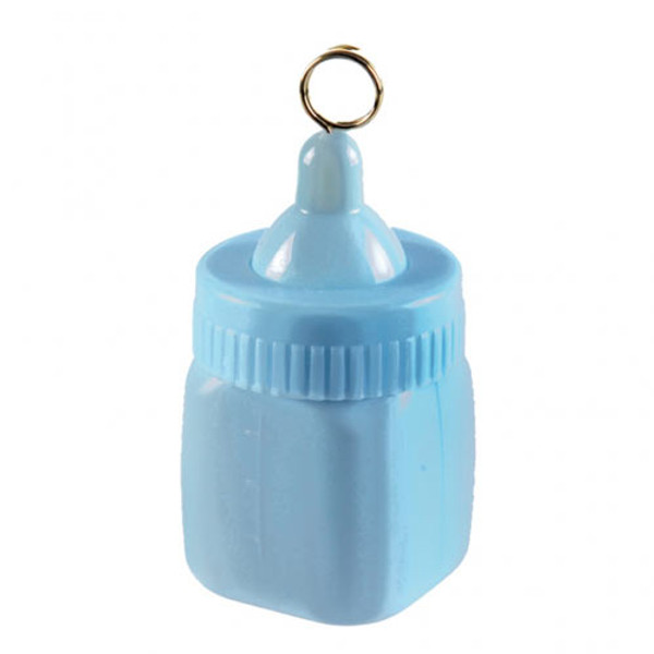 Pastel Blue Baby Bottle Balloon Weight 80g 