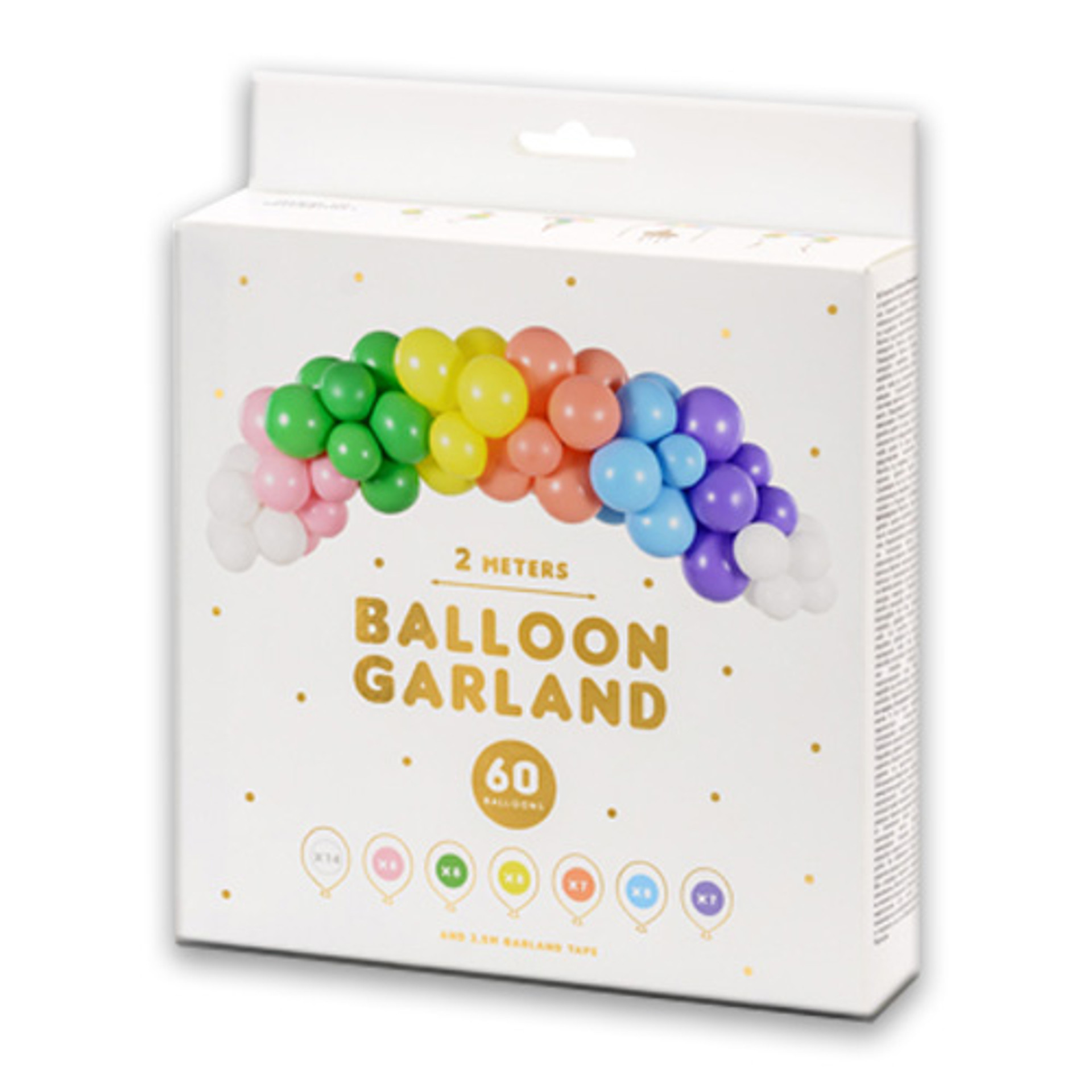Rainbow Garland DIY Latex Balloon Kit