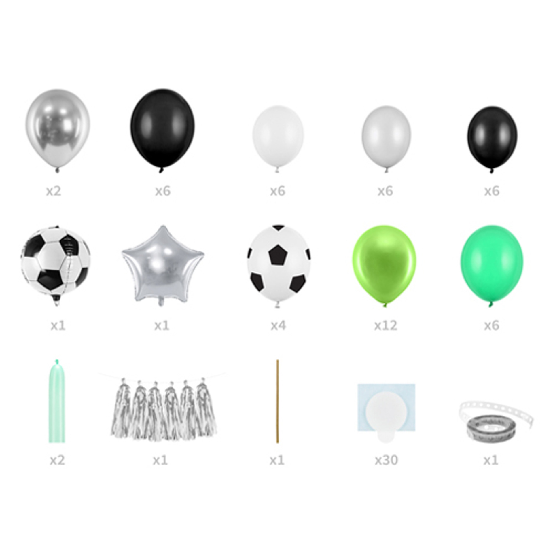 Football Garland DIY Balloon Kit 