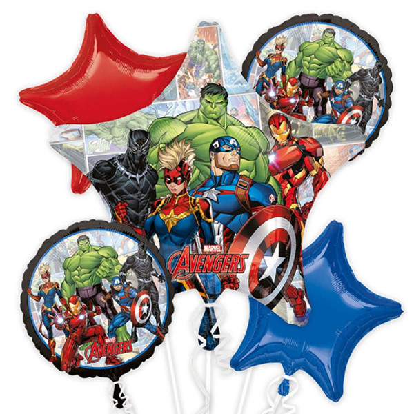 Marvel Avengers Powers Unite Foil Balloon Bouquet (5)