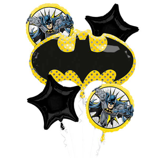 Set Batman Foil Balloon Bouquet (5)