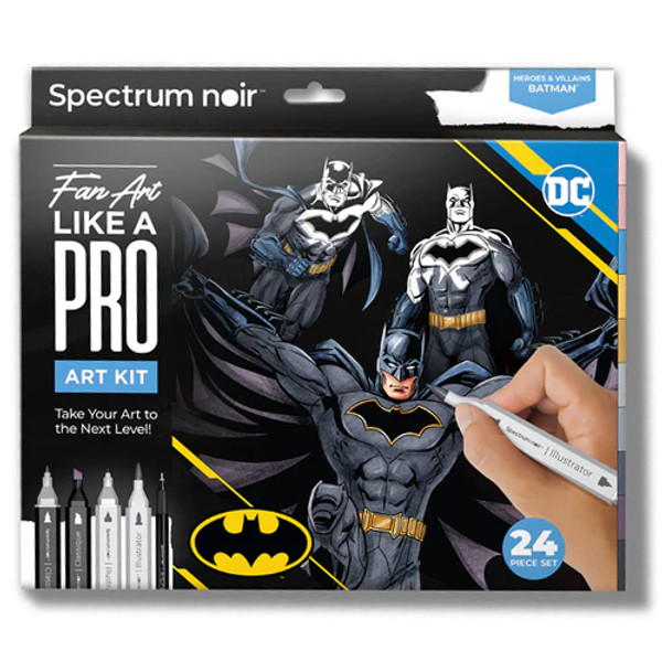 Batman Heroes & Villains Pro Fan Art Colouring Kit (1)