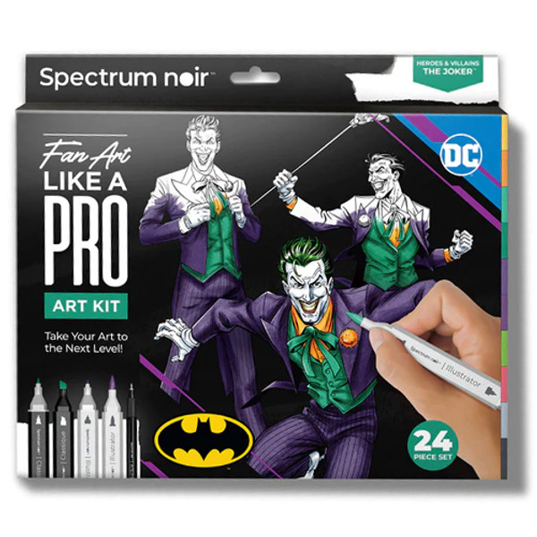 The Joker Heroes & Villains Pro Fan Art Colouring Kit (1)
