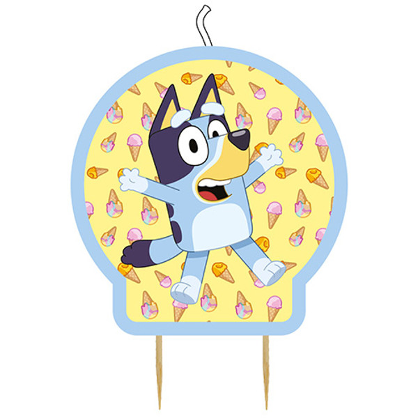 Bluey Themed Birthday Candle 