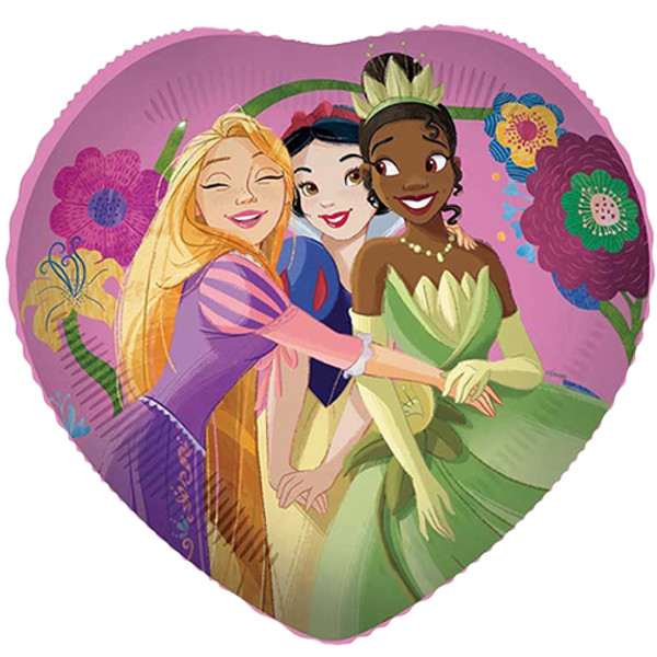 18 inch Princess Live Your Story Heart Foil Balloon
