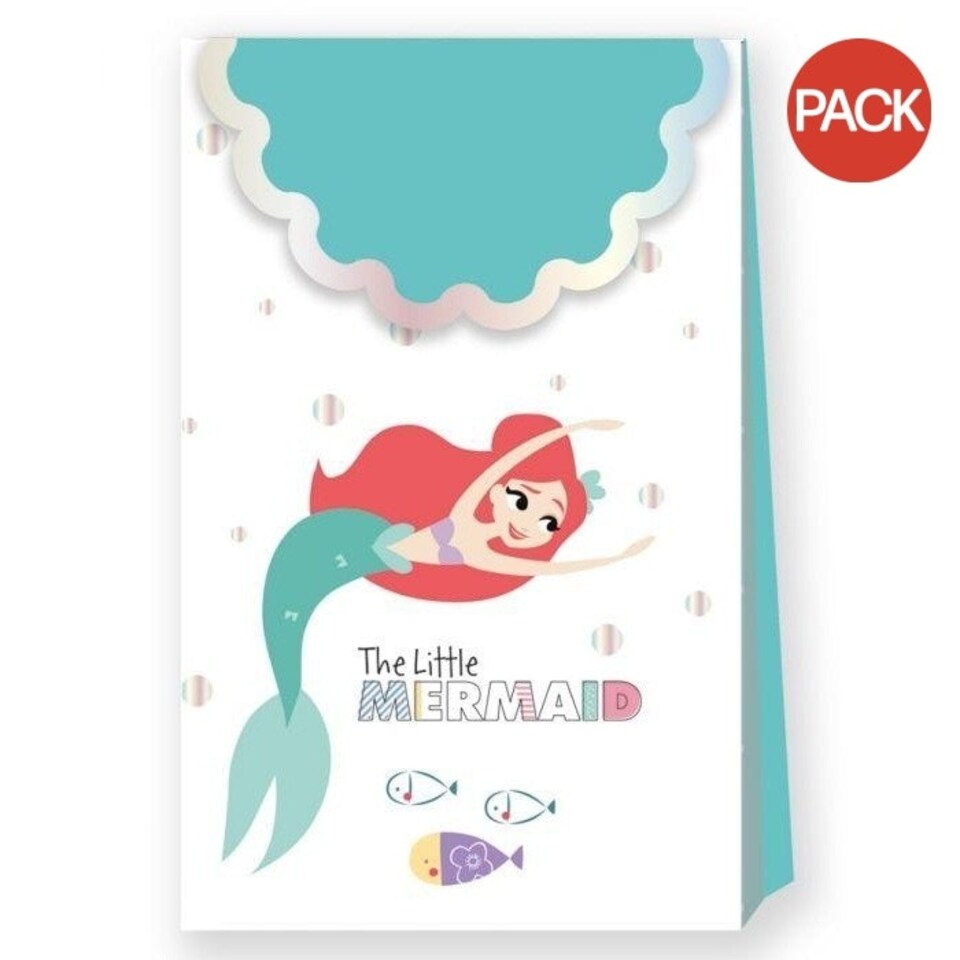 Ariel Under The Sea Paper Party Bags (6)