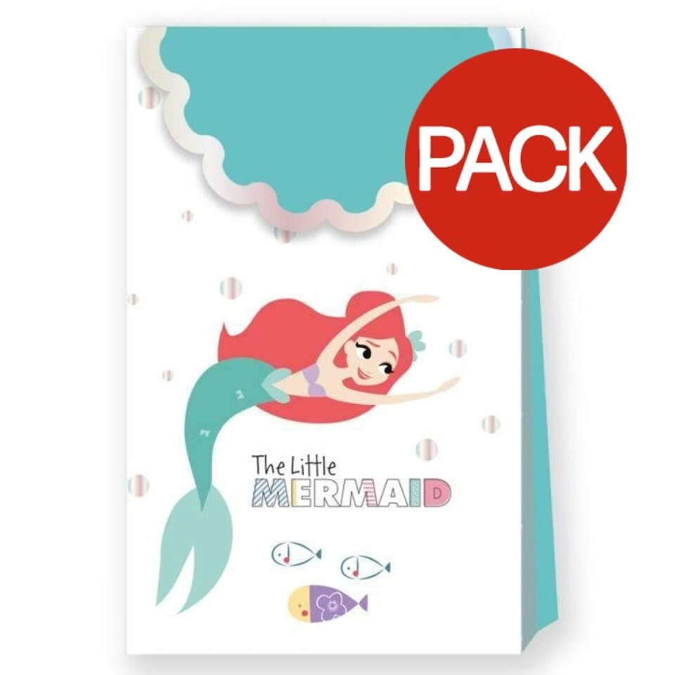 Ariel Under The Sea Paper Party Bags (6)