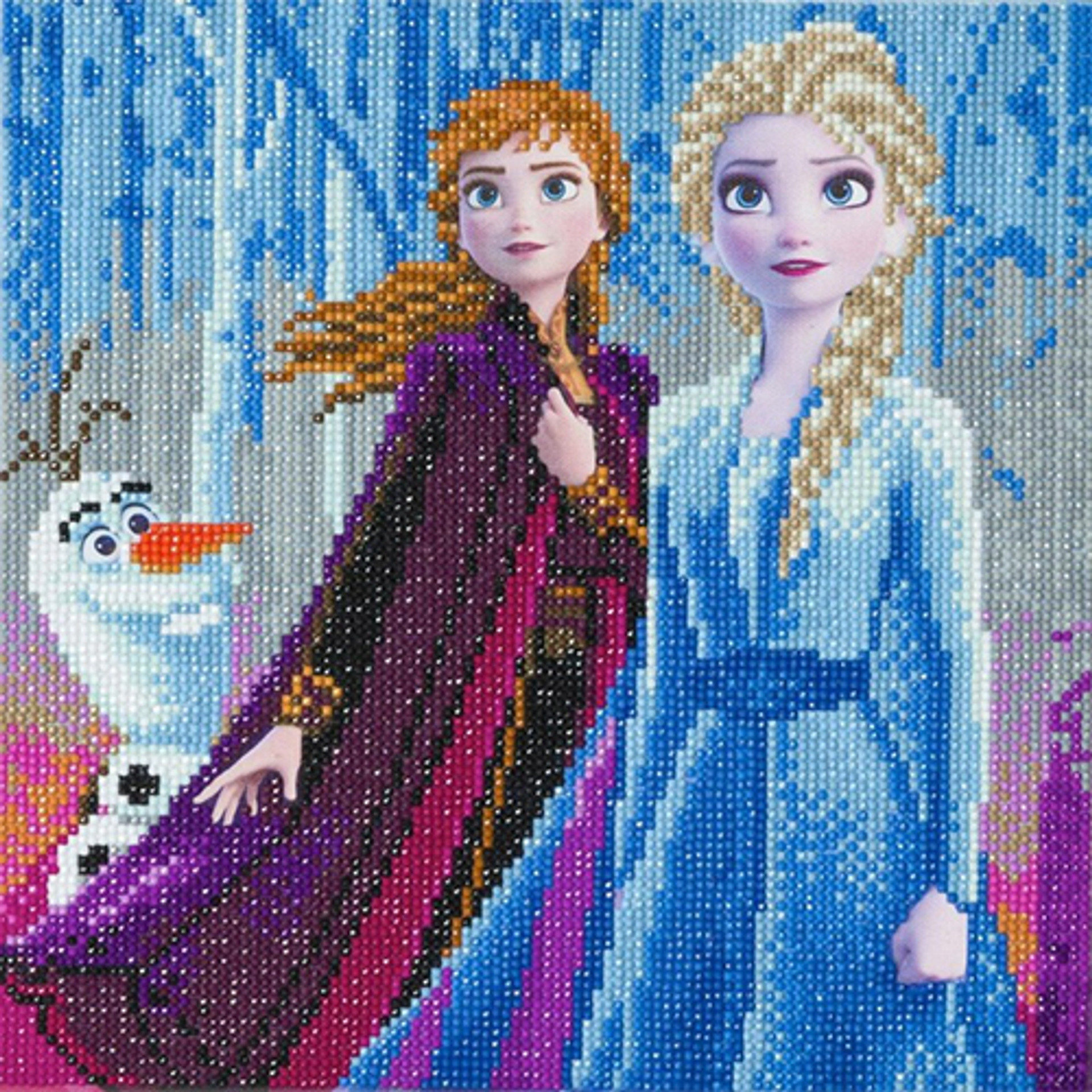 Frozen 2 Elsa, Anna & Olaf Crystal Art Kit