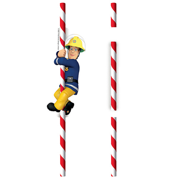 Fireman Sam Paper Straws (8)