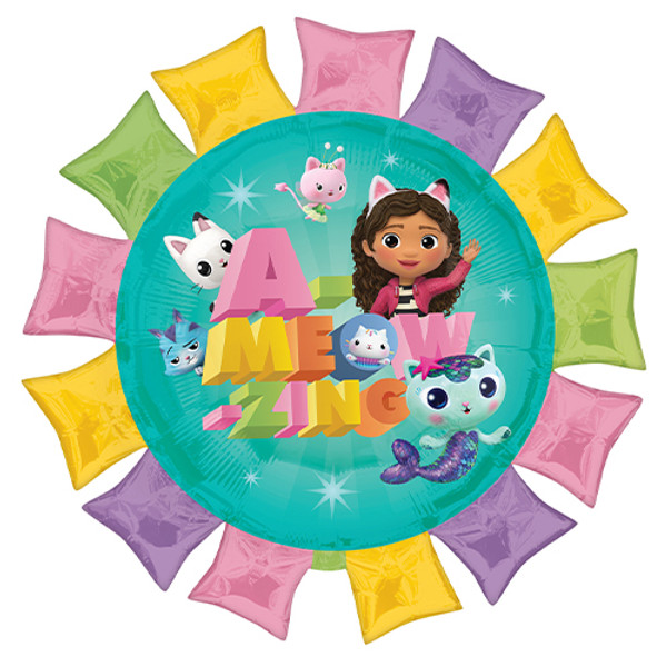 27 inch Gabby's Dollhouse Supershape Foil Balloon