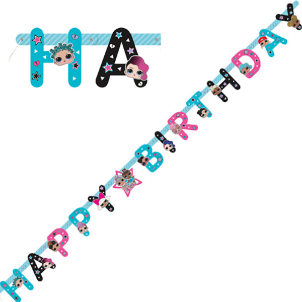 LOL Surprise! Jointed Paper Banner 