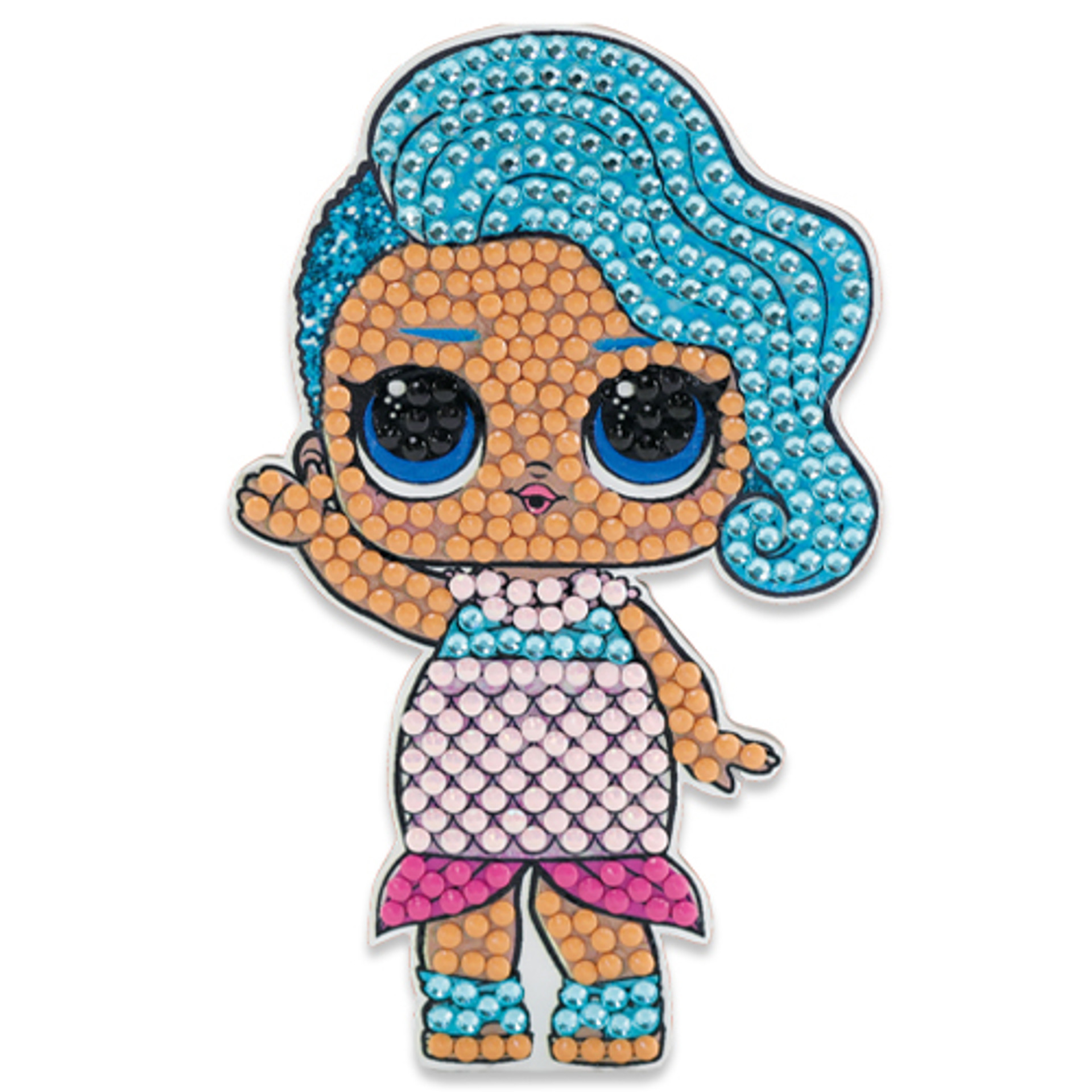 Surprise! Splash Queen Crystal Art Buddy Kit