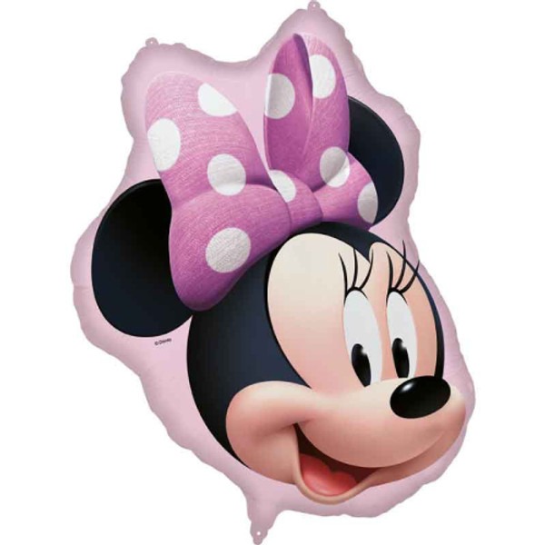 30 inch Minnie Mouse Head Shape Foil Balloon
