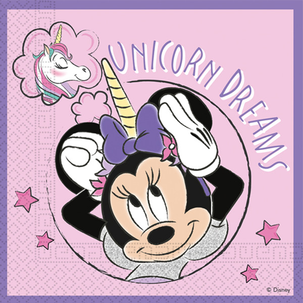 Minnie Mouse Unicorn Dreams Paper Napkins (20 pack)