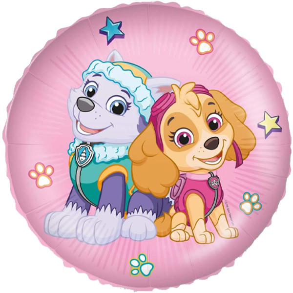 18 inch Paw Patrol Skye & Everest Character Foil Balloon