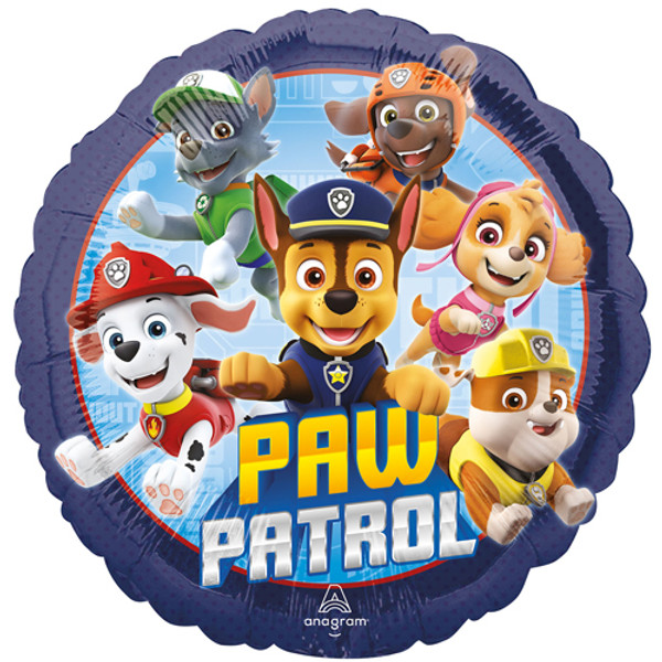 18 inch Paw Patrol Character Foil Balloon