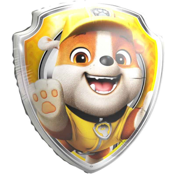 26 inch Paw Patrol Rubble Shape Foil Balloon