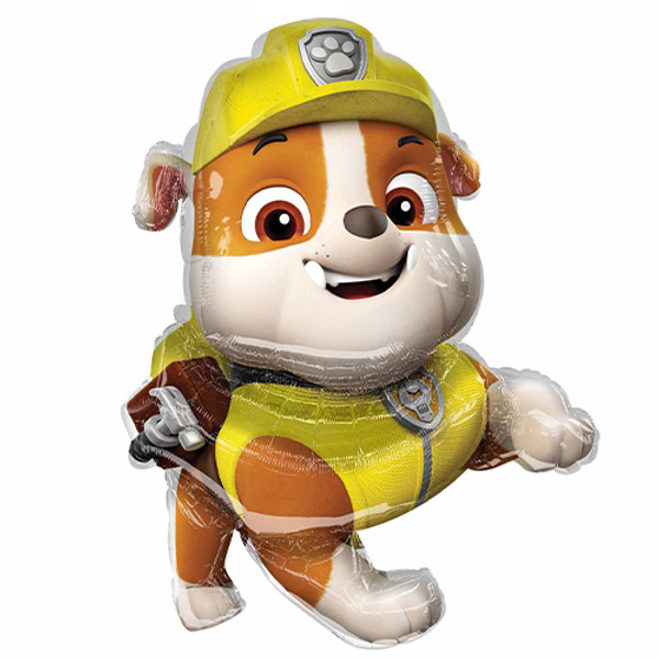 32 inch Paw Patrol Rubble Supershape Foil Balloon