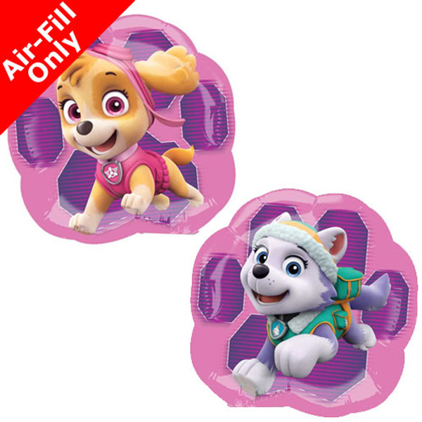 9 inch Paw Patrol Skye & Everest Foil Balloon