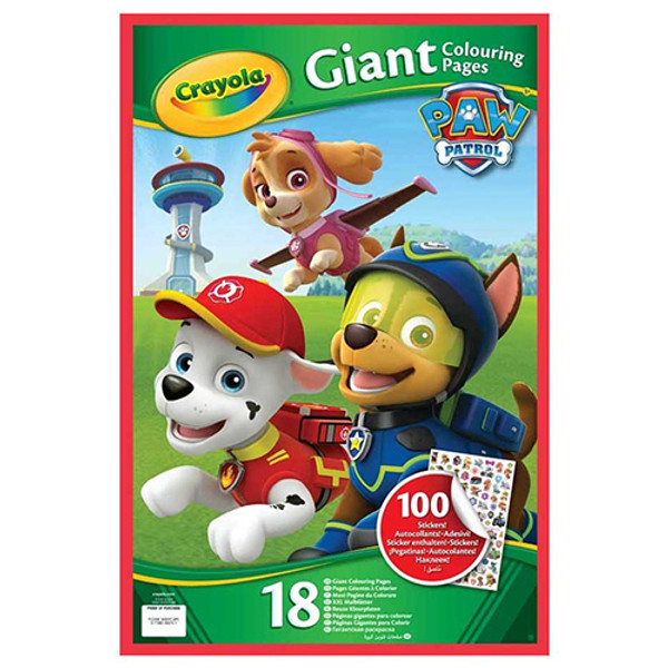 Crayola Giant Paw Patrol Colouring Pages