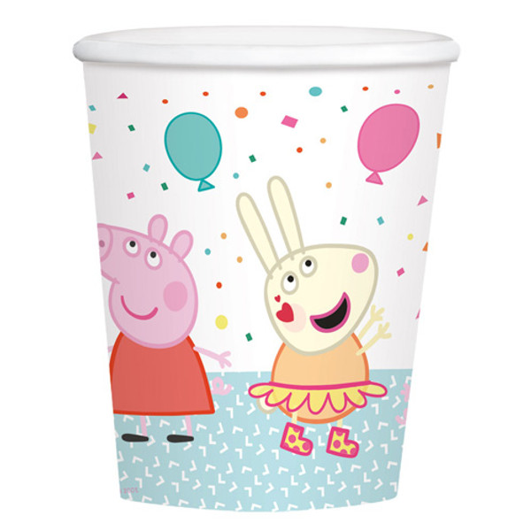 Peppa Pig Bright Party Paper Cups (8 pack)