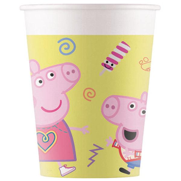 Peppa Pig Party Paper Cups (8 pack)