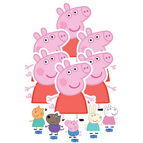Peppa Pig Table Top Cardboard Cutout Pack (11 pack)