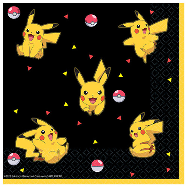 Pokémon Pikachu Paper Napkins (16 pack)