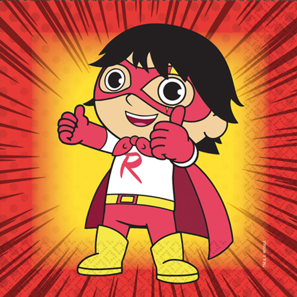 Ryan's World Paper Napkins (16 pack)