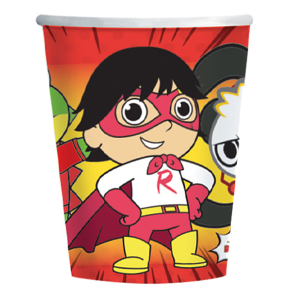 Ryan's World Paper Cups (8 pack)